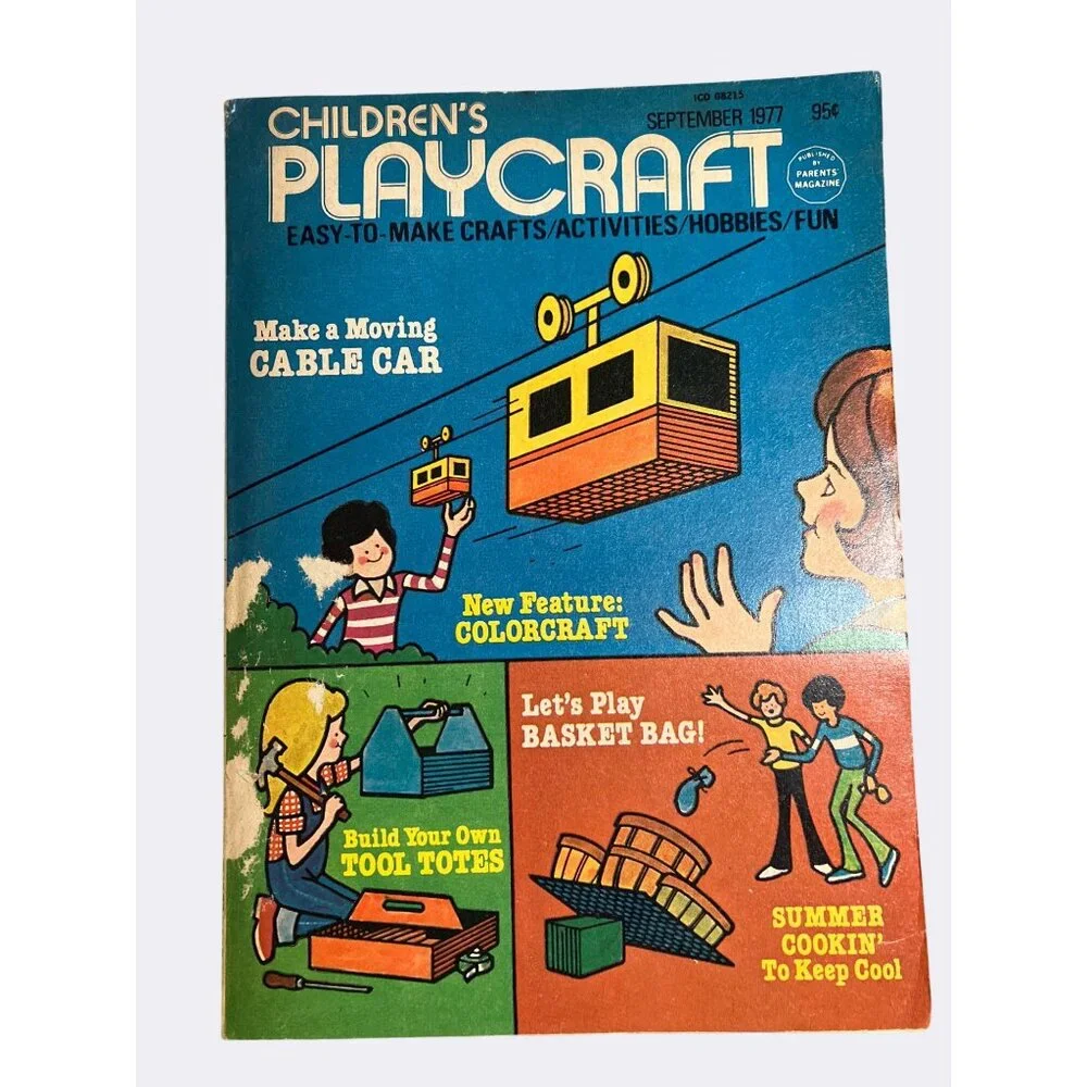 Childrens  Playcraft Magazine Vintage Sept 1977 Issue